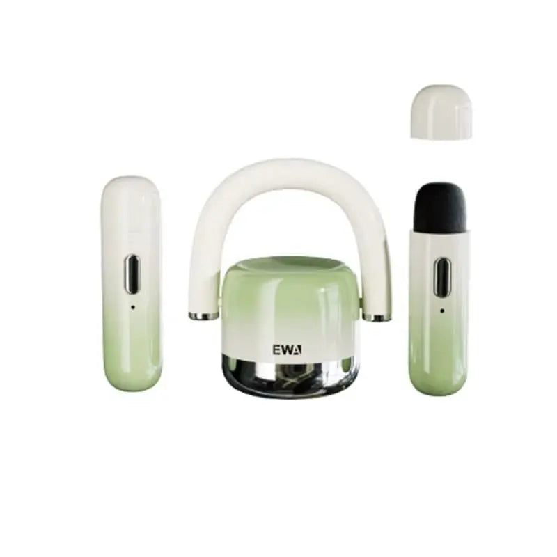 EWA Green/beige mini karaoké enceinte bluetooth Voltshop