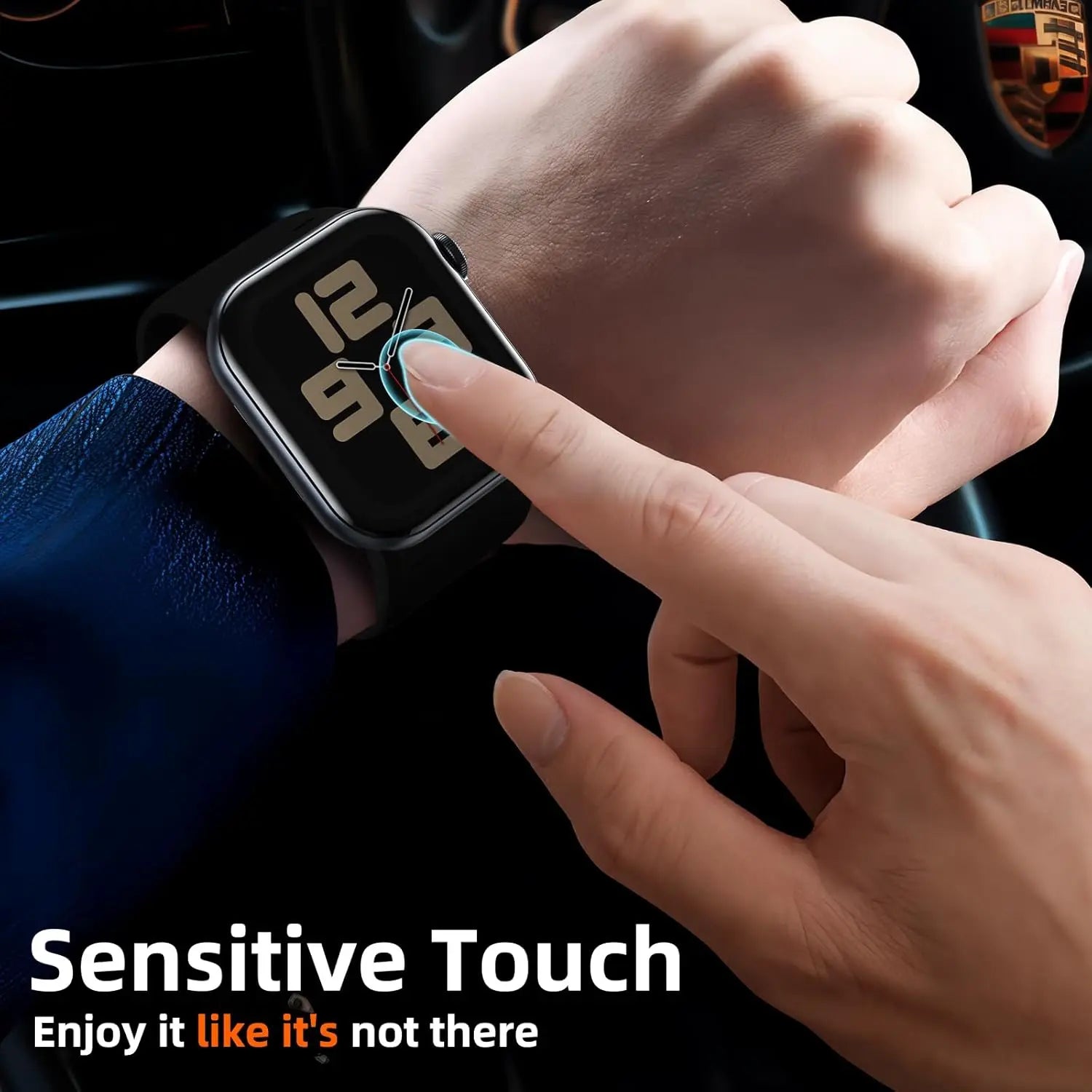 Vauki 6 Pièces Protection Écran pour Apple Watch SE 44mm (2022/2020) /Series 6/5/4 44mm Verre Trempé,HD Transparent Sans Bulles Silicone Ultra-Mince TPU Souple Film Protecteur Installation Facile