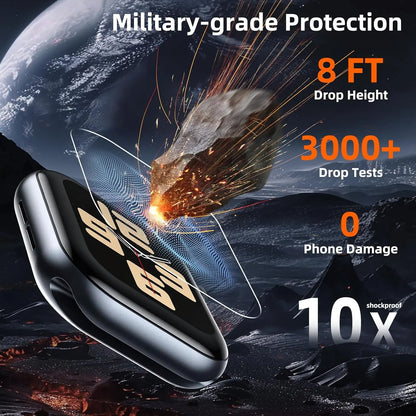 Vauki 6 Pièces Protection Écran pour Apple Watch SE 44mm (2022/2020) /Series 6/5/4 44mm Verre Trempé,HD Transparent Sans Bulles Silicone Ultra-Mince TPU Souple Film Protecteur Installation Facile