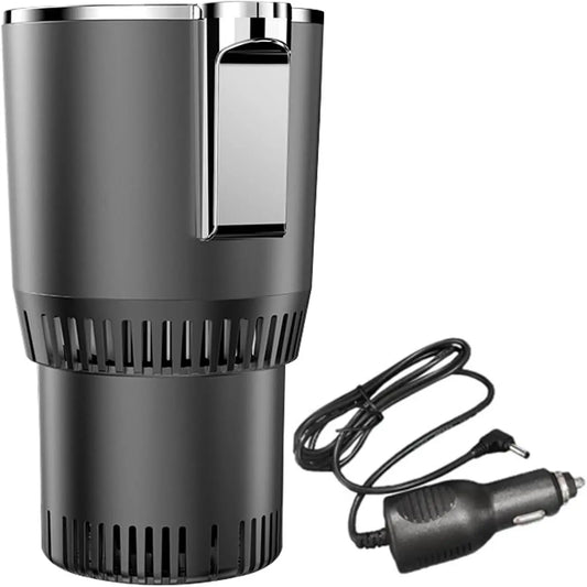 Lesunbak Chauffe-café pour Voiture, Porte-gobelets Automobiles - Chauffe-café et Refroidisseur d'eau 2 en 1,Extenseur de Tasse de Voiture antidérapant, Porte-Boisson de Voiture, Porte-Bouteille d'eau