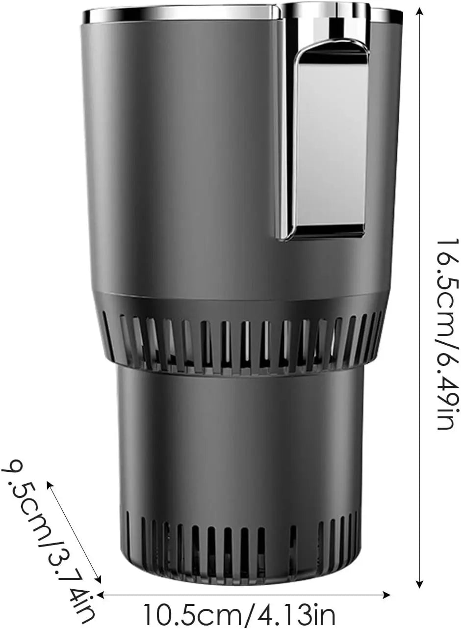 Lesunbak Chauffe-café pour Voiture, Porte-gobelets Automobiles - Chauffe-café et Refroidisseur d'eau 2 en 1,Extenseur de Tasse de Voiture antidérapant, Porte-Boisson de Voiture, Porte-Bouteille d'eau