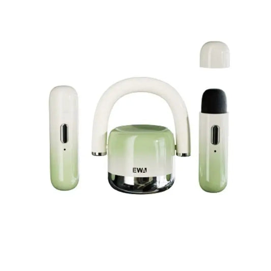 EWA Green/beige mini karaoké enceinte bluetooth Voltshop