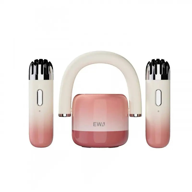 EWA Pink mini karaoké enceinte bluetooth Voltshop