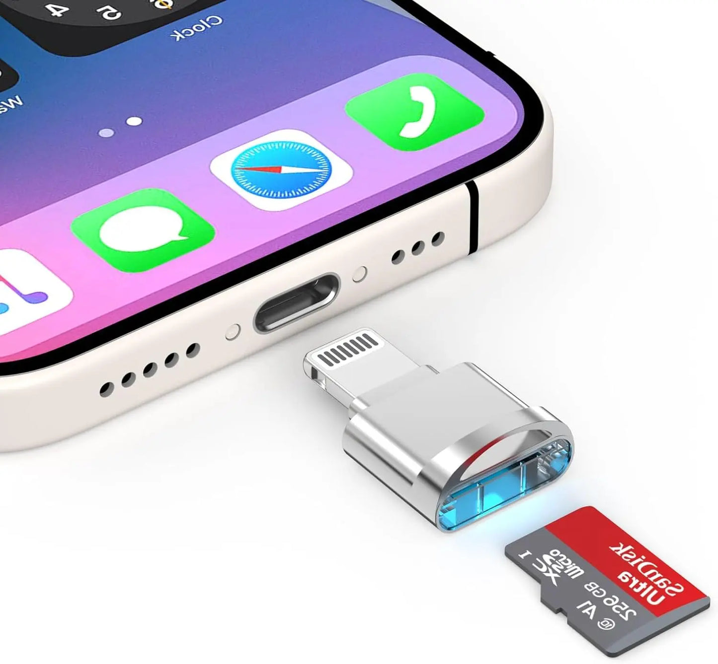 Lecteur de Micro SD pour iPhone et iPad Voltshop