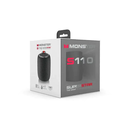 MONSTER S110 Enceinte sans fil Bluetooth - Autonomie 8 heures - Wtaerproof - Noir Voltshop