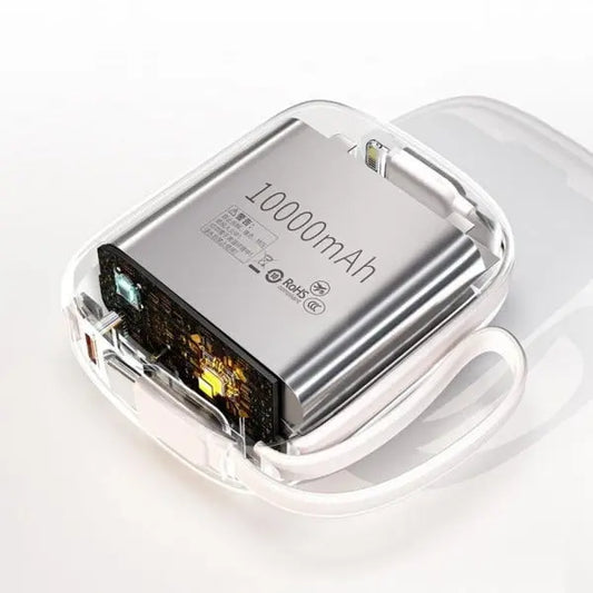 Mini power bank egg portable charge rapide 10000 mAH noir Voltshop